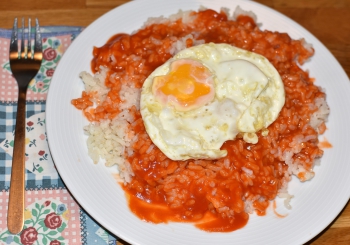 Arroz a la cubana